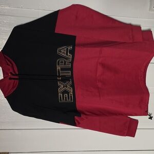 Extra Butter Tech Hoodie, Color Sangria